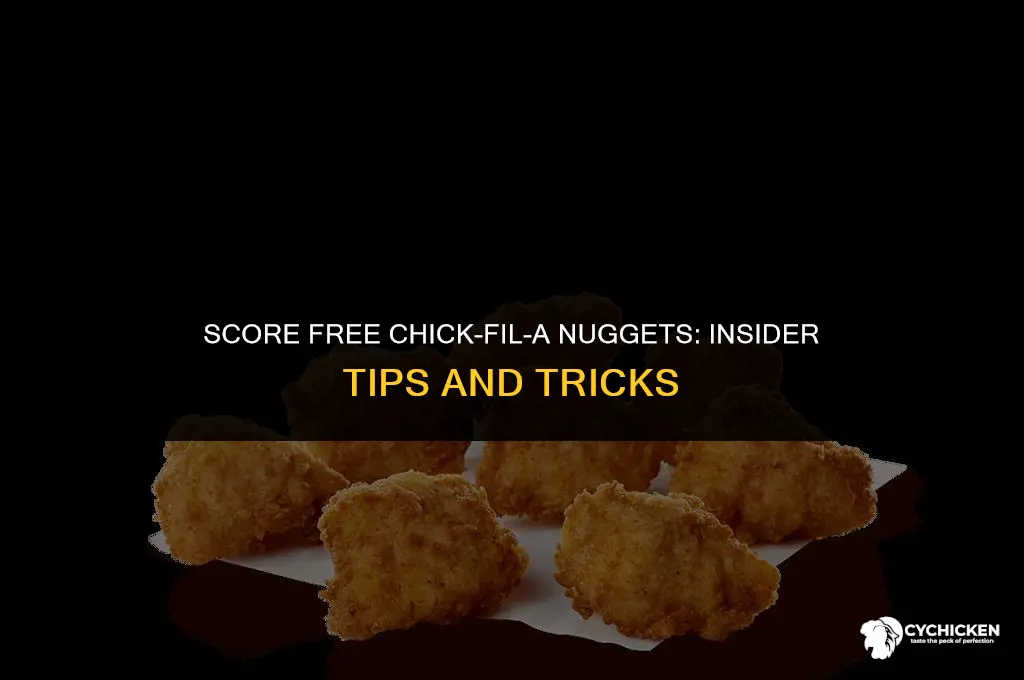 how do you get free chick fil a nuggets