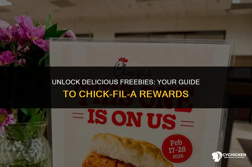 how do you get free chick fil a rewards