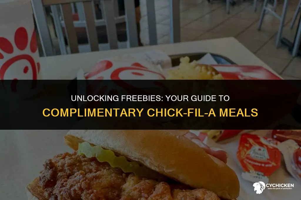 how do you get free food from chick-fil-a