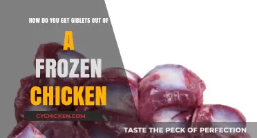 Thawing Tips: How to Safely Remove Giblets from Frozen Chicken