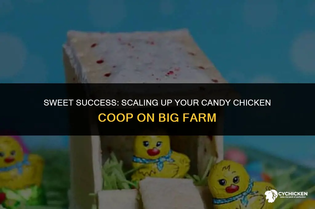 how do you get the candy chicken coop big farm