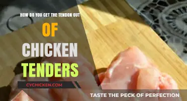 Easily Remove Tendons from Chicken Tenders: A Step-by-Step Guide