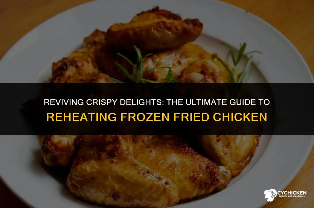 how do you heat frozen fried chicken
