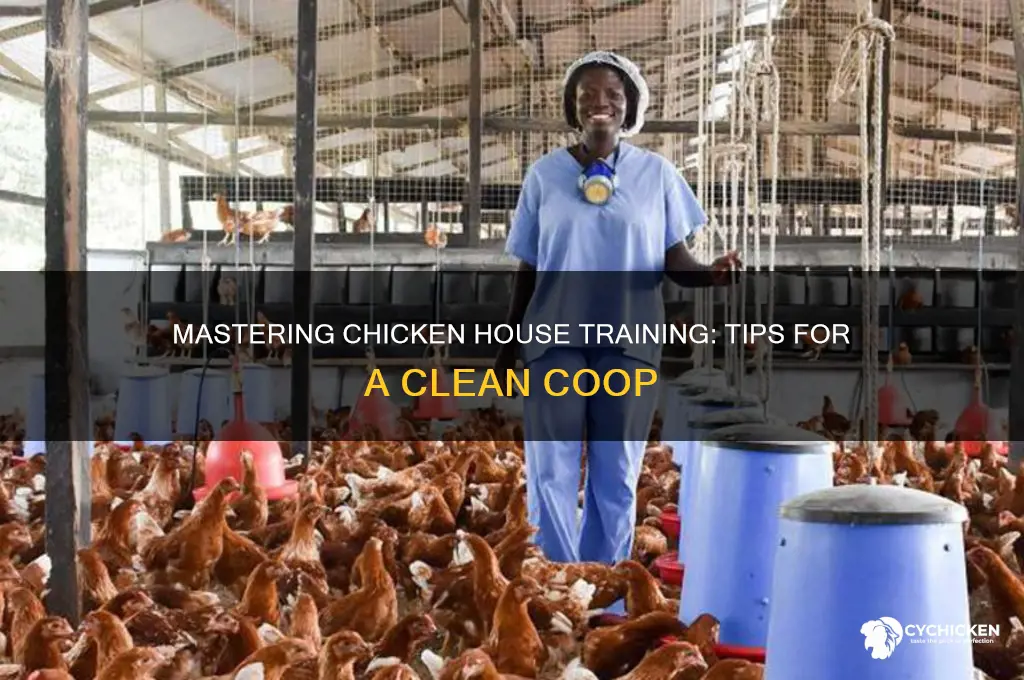 how do you house train a chicken