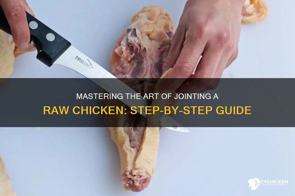 how do you joint a raw chicken