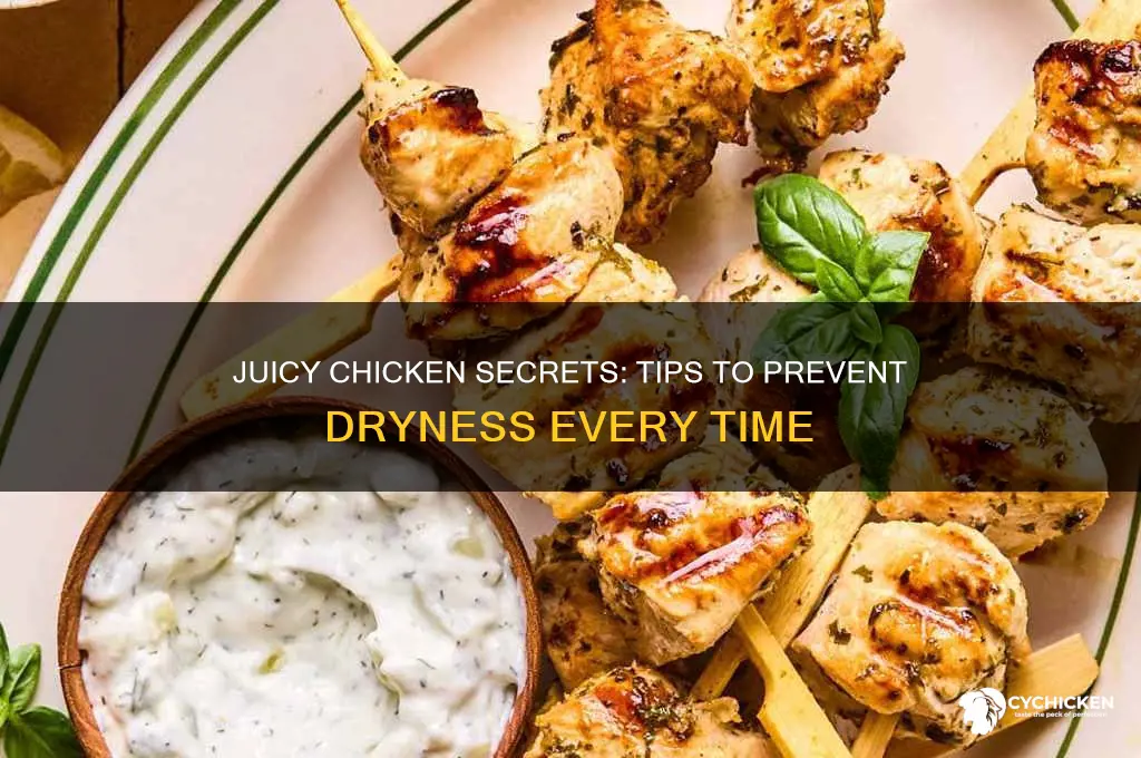 how do you keep chicken from drying out
