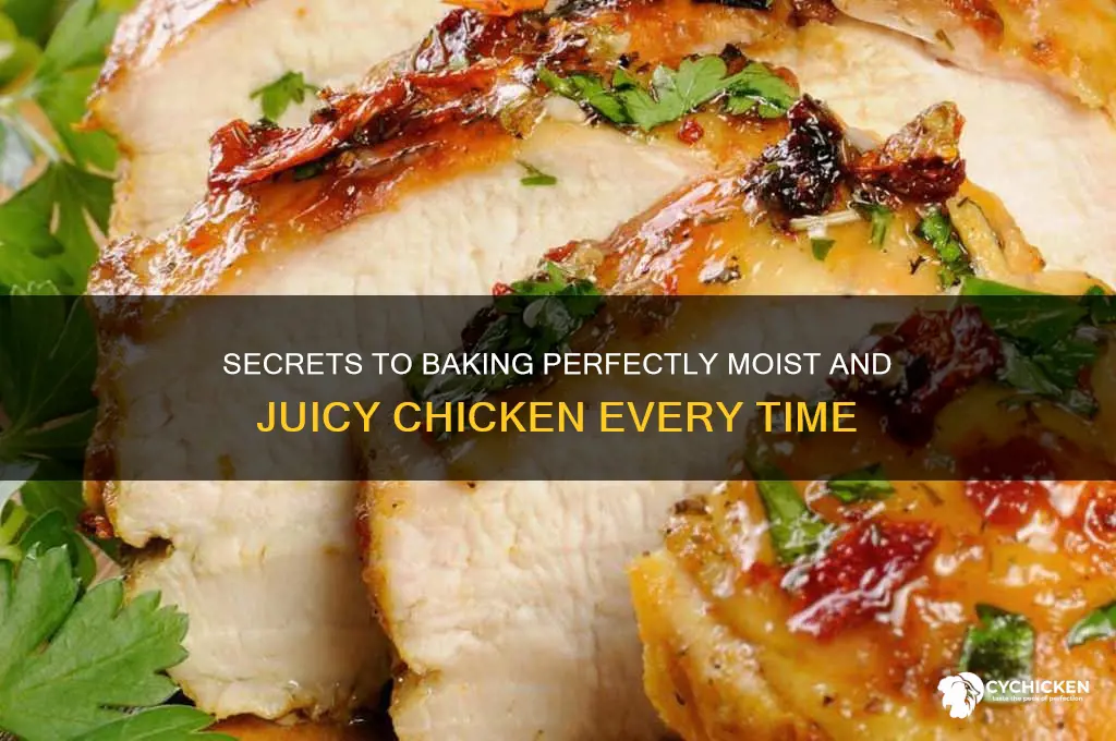 how do you keep chicken moist when baking