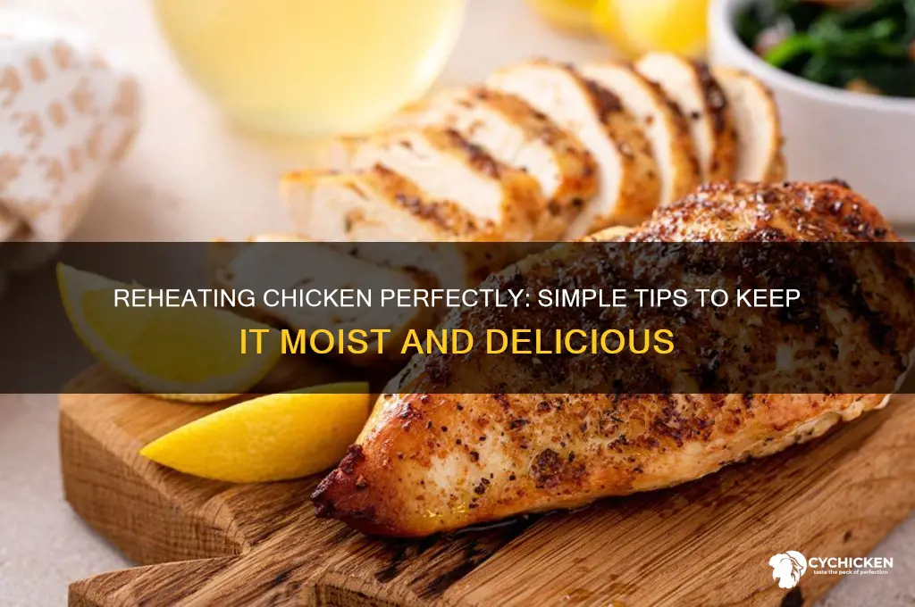 how do you keep chicken moist when reheating