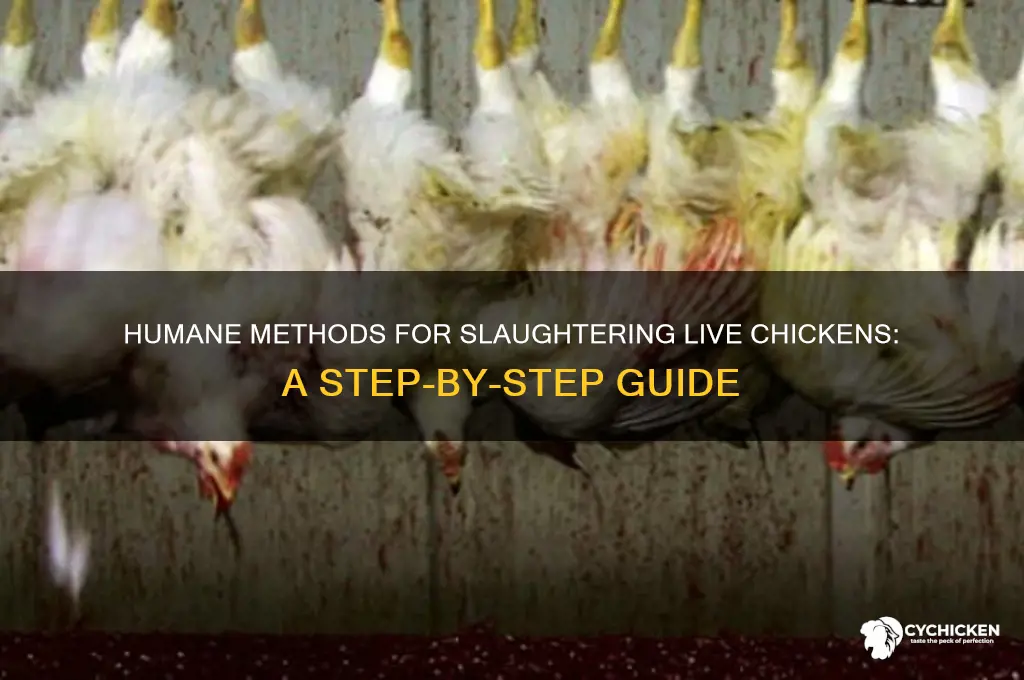 how do you kill a live chicken