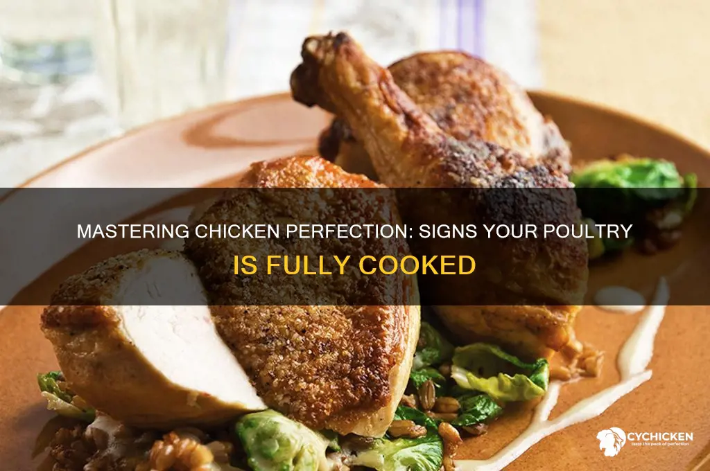how do you kniw when chicken is done