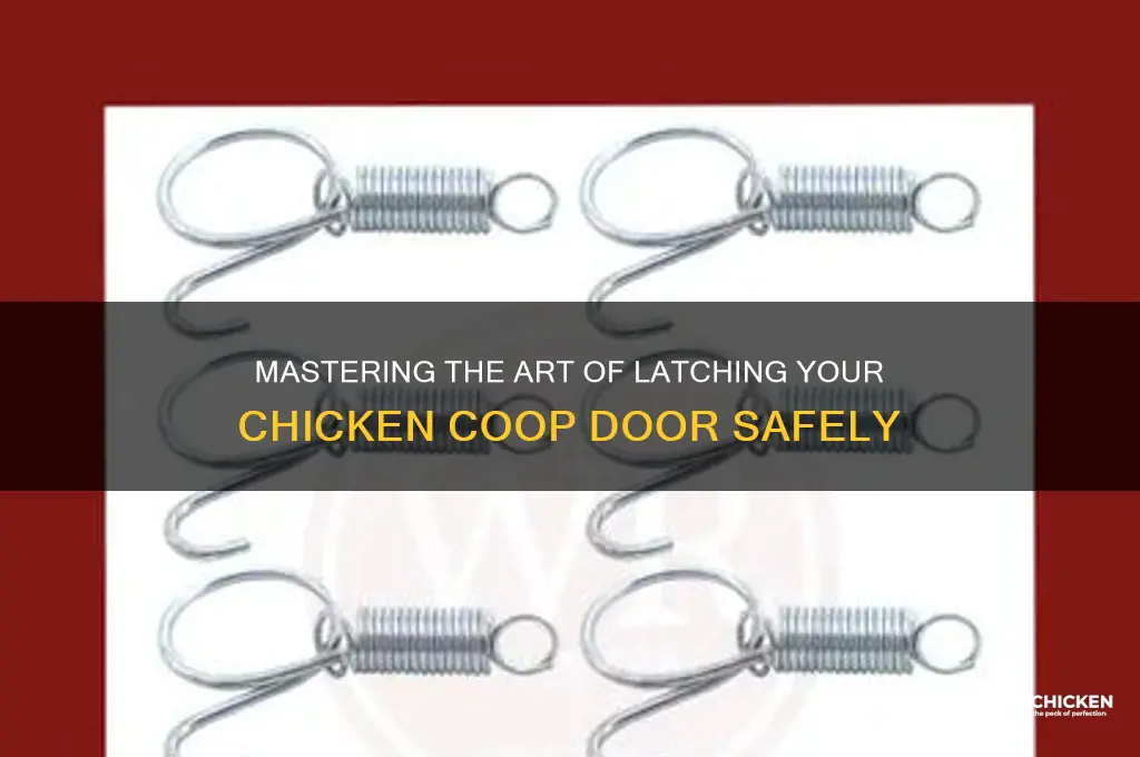 how do you latch a chicken door
