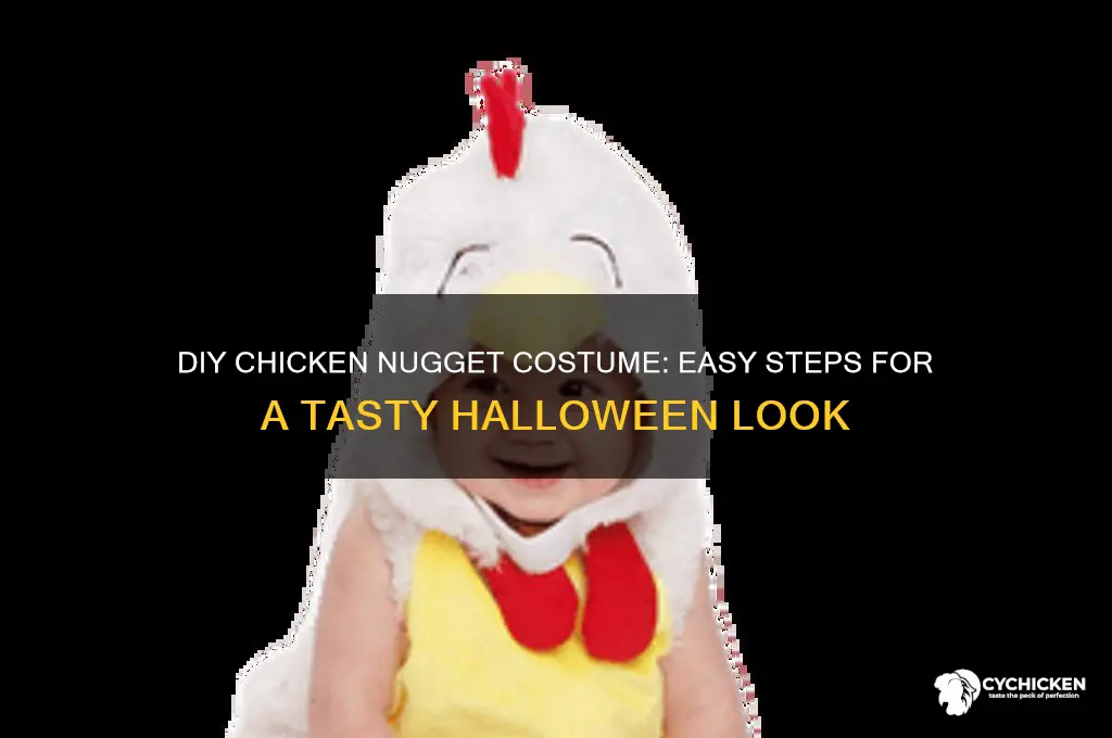 how do you make a chicken nugget costume