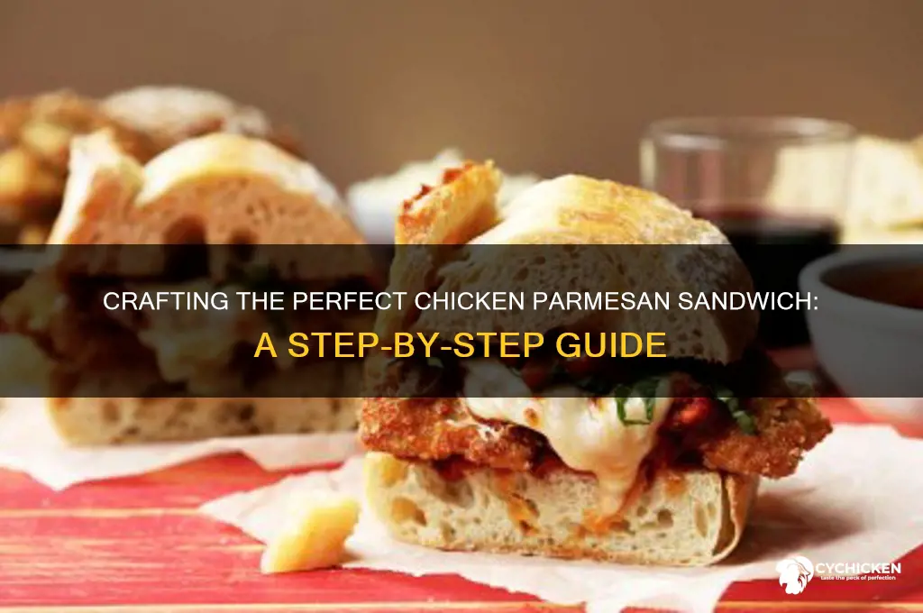how do you make a chicken parmesan sandwich