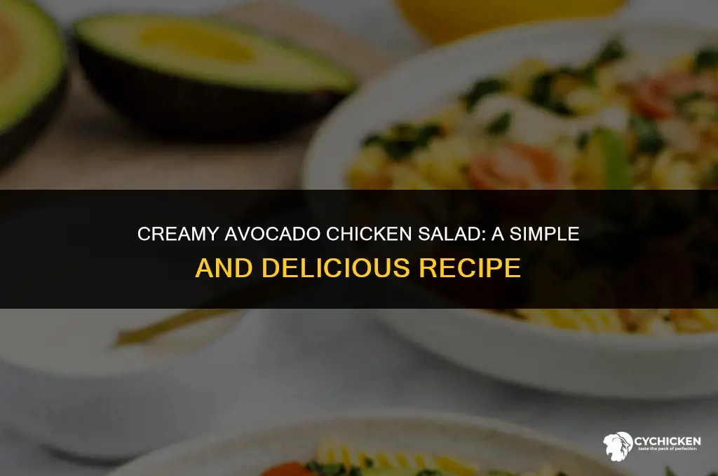 how do you make avocado chicken salad
