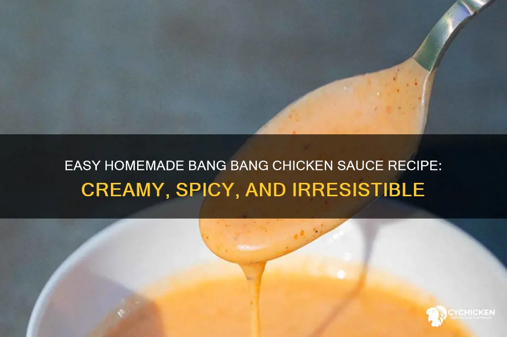 how do you make bang bang chicken sauce