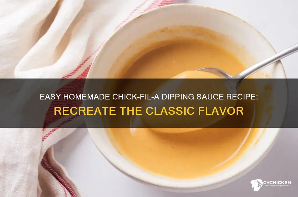 how do you make chick fil a dipping sauce