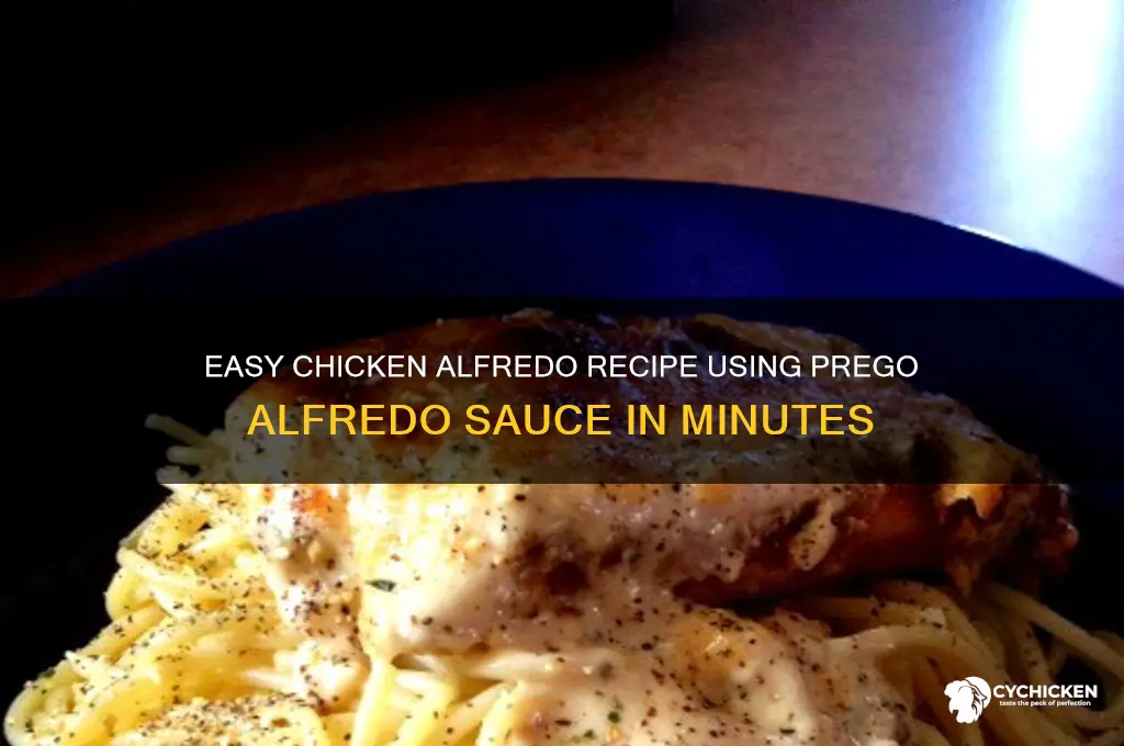 how do you make chicken alfredo with prego alfredo sauce
