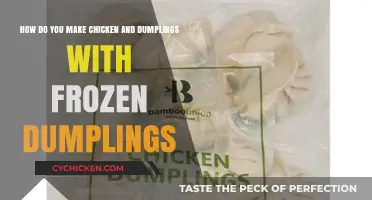 Delicious Chicken and Dumplings: A Simple Guide Using Frozen Dumplings