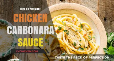 Creamy Chicken Carbonara Sauce: Easy Homemade Recipe Guide