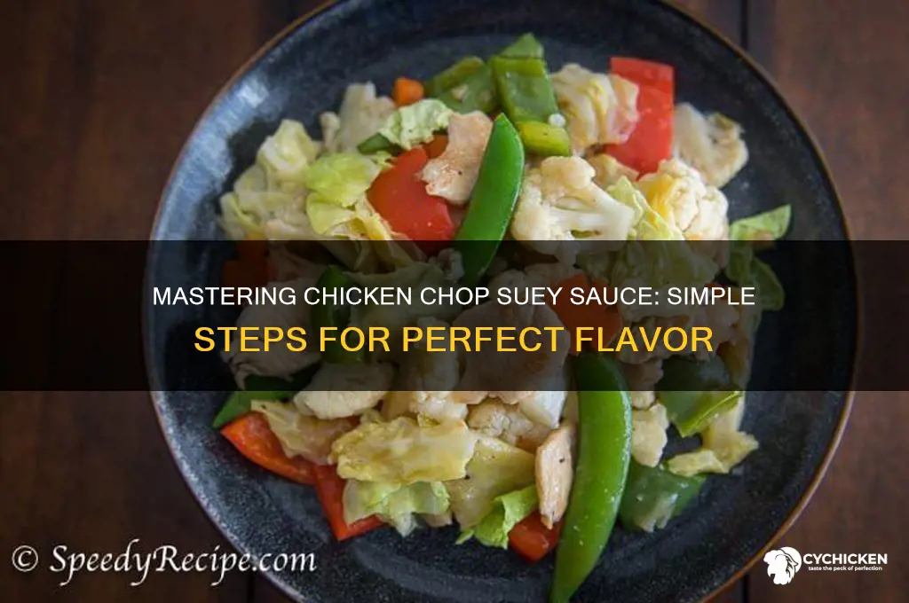 how do you make chicken chop suey sauce
