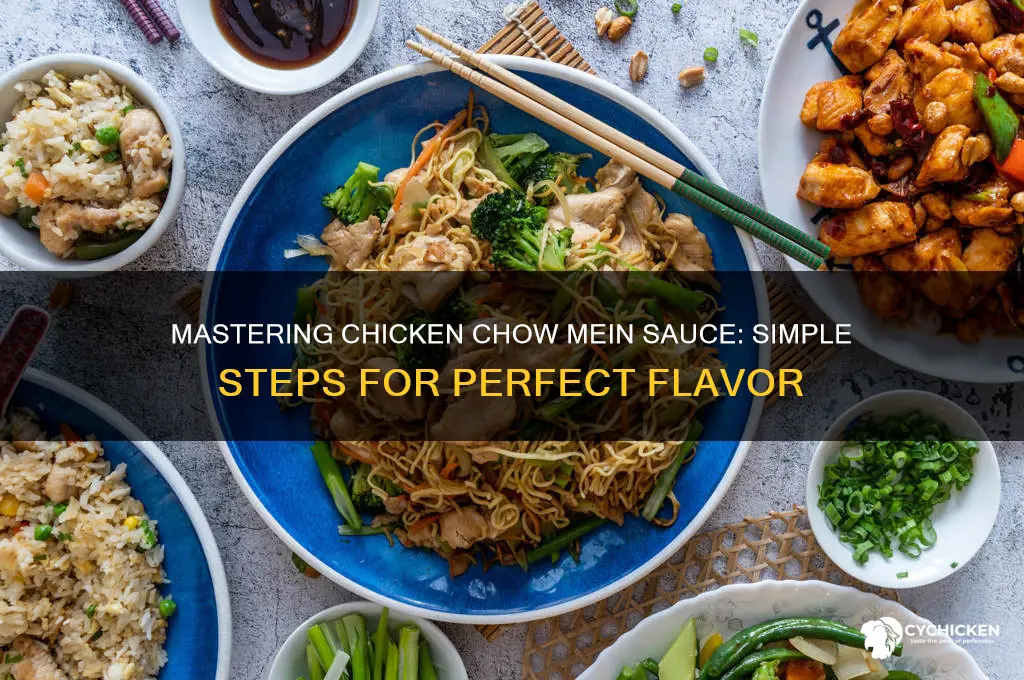 how do you make chicken chow mein sauce