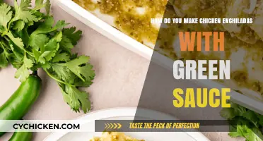 Easy Chicken Enchiladas with Homemade Green Sauce Recipe Guide