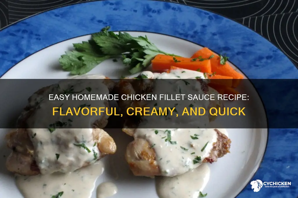 how do you make chicken fillet sauce