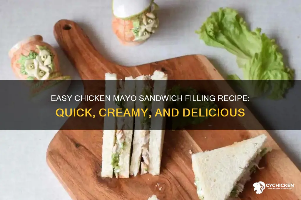 how do you make chicken mayo sandwich filling