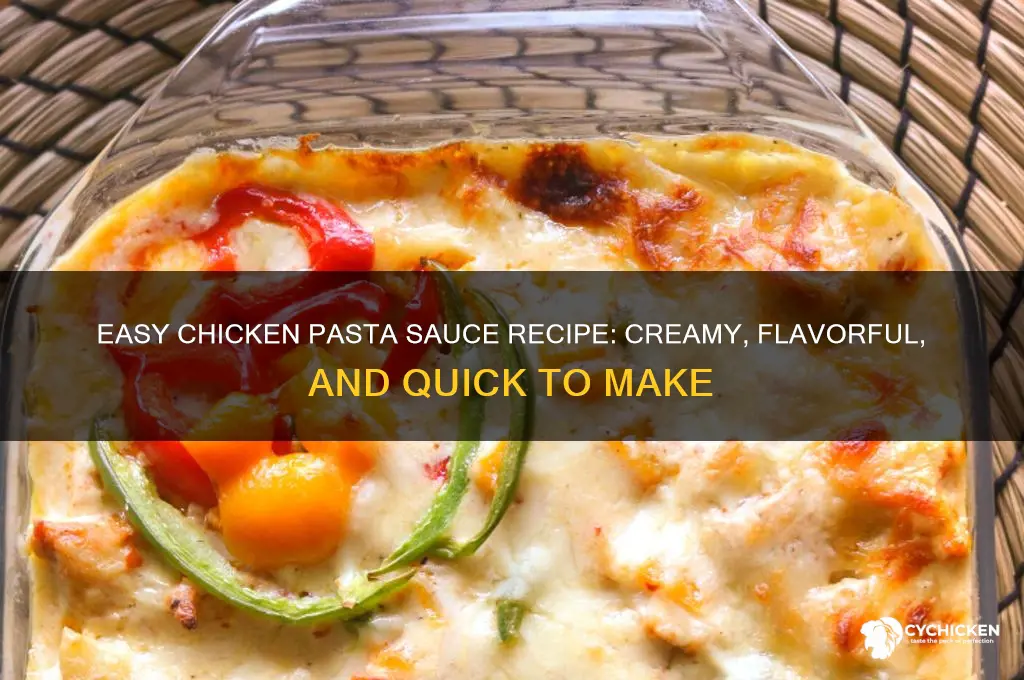 how do you make chicken pasta sauce