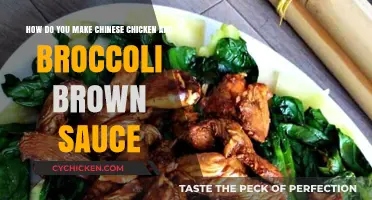 Easy Chinese Chicken and Broccoli with Savory Brown Sauce Recipe