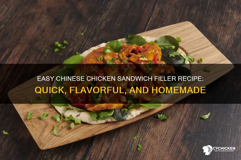 how do you make chinese chicken sandwich filler