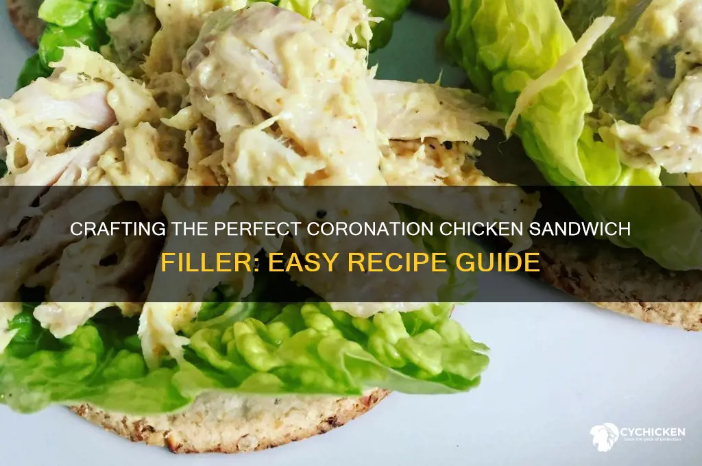 how do you make coronation chicken sandwich filler