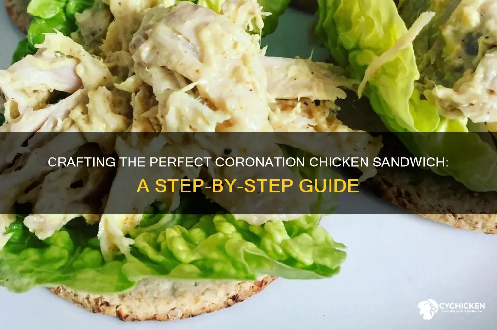 how do you make coronation chicken sandwich