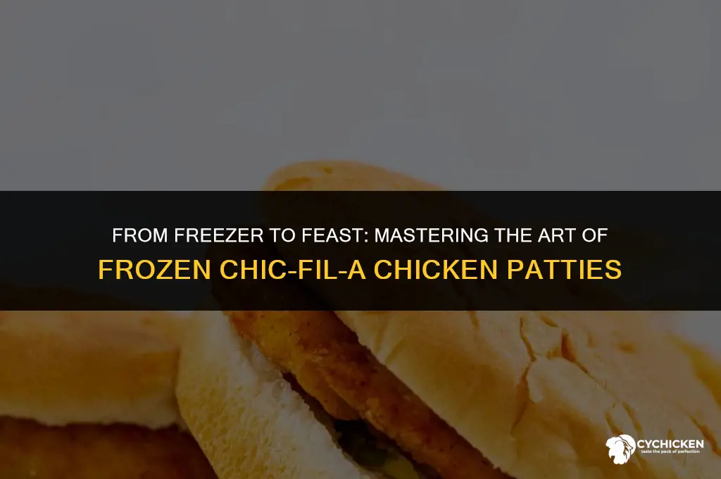 how do you make frozen chic fil a chicken patty