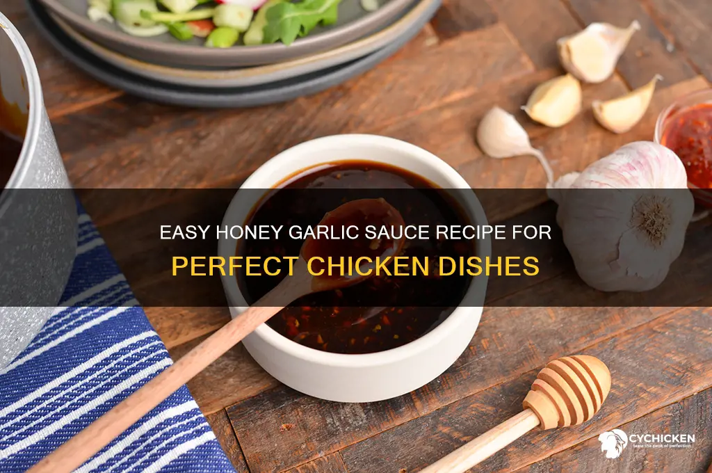 how do you make honey garlic sauce for chicken