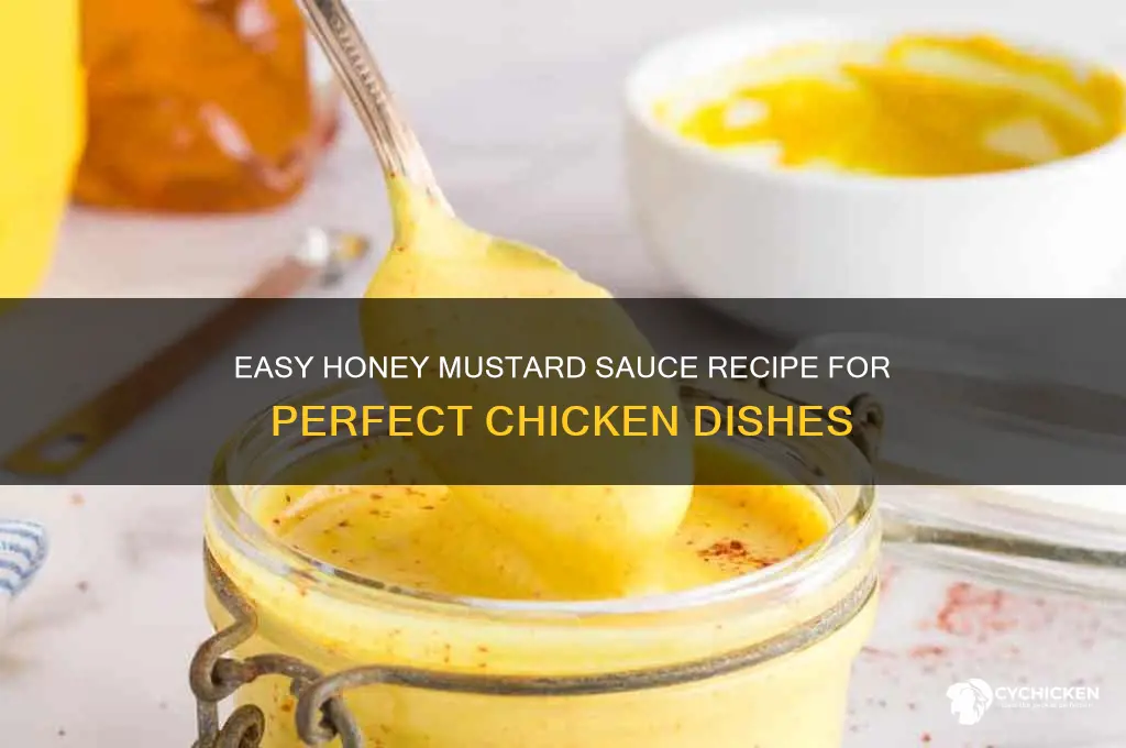 how do you make honey mustard sauce for chicken