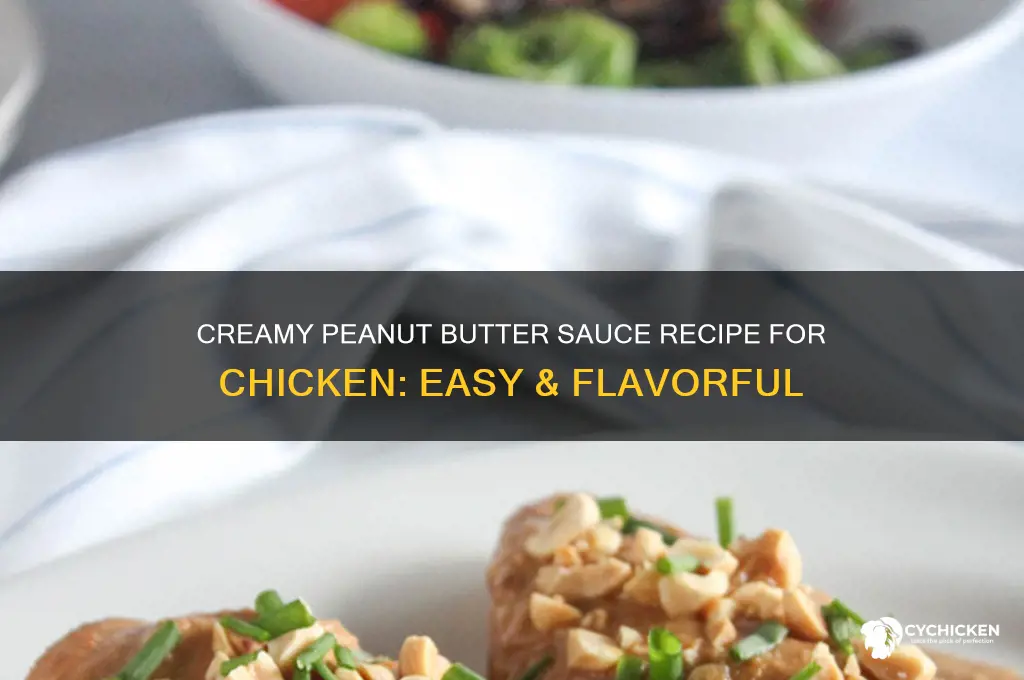 how do you make peanut butter sauce for chicken
