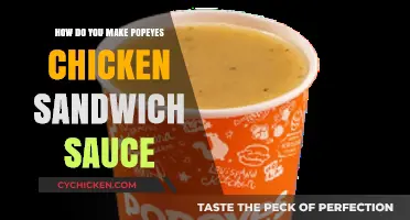 Recreate Popeyes' Iconic Chicken Sandwich Sauce at Home: Easy Recipe