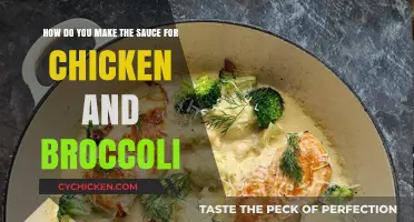 Creamy Chicken and Broccoli Sauce: A Simple, Flavorful Recipe Guide