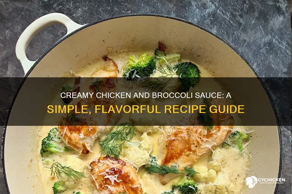 how do you make the sauce for chicken and broccoli