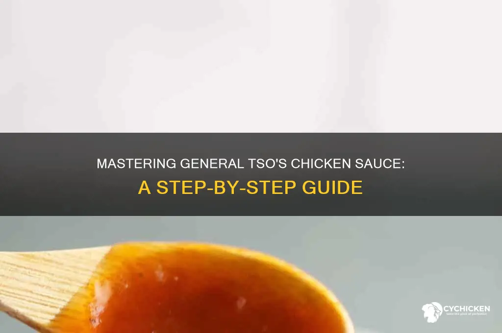 how do you make the sauce for general tso