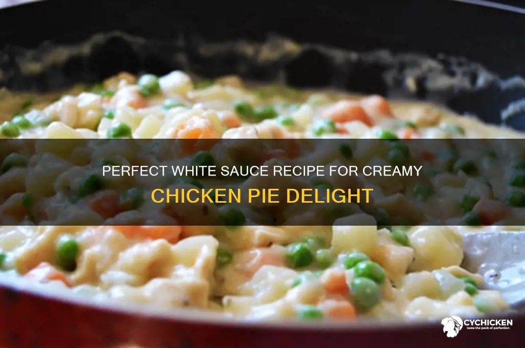 how do you make white sauce for chicken pie