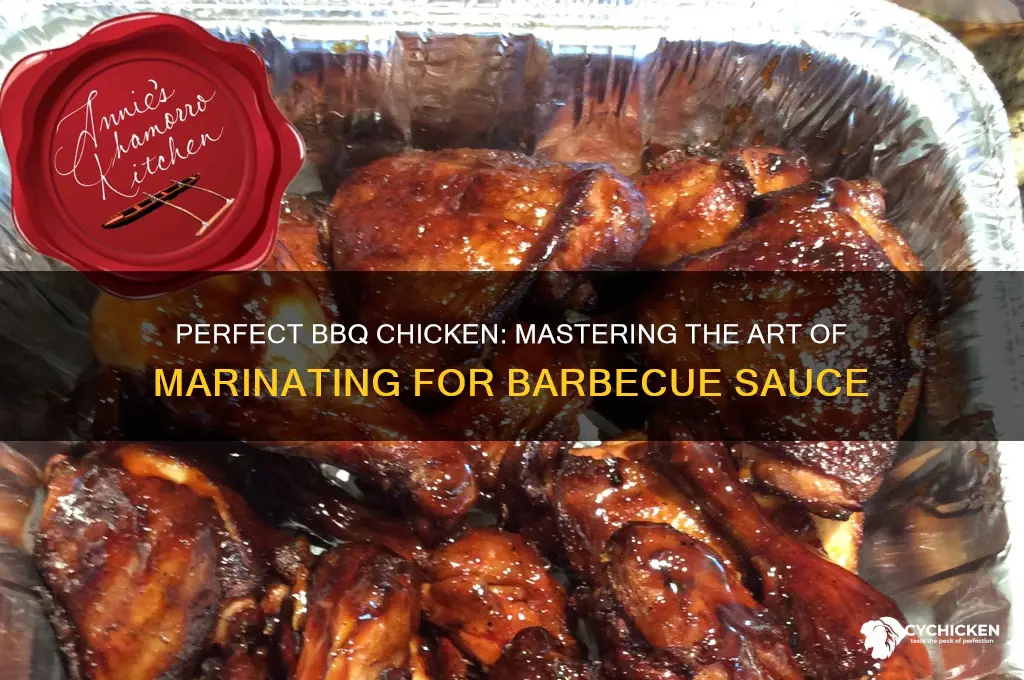 how do you marinade chicken for barburque sauce