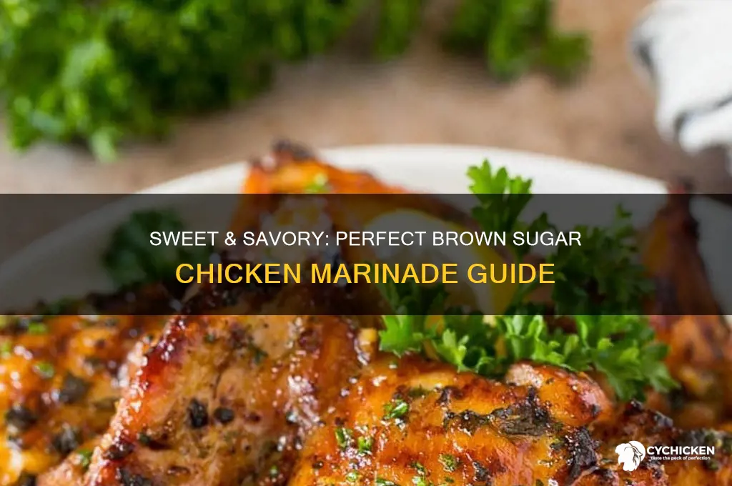 how do you marinate chicken with brown sugar