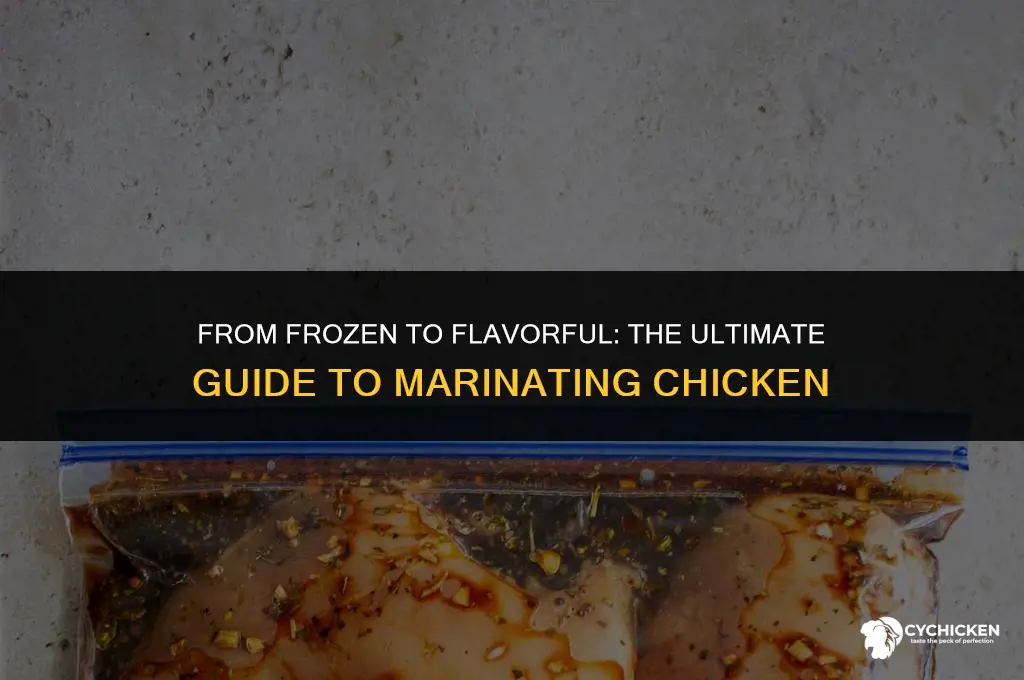 how do you marinate frozen chicken