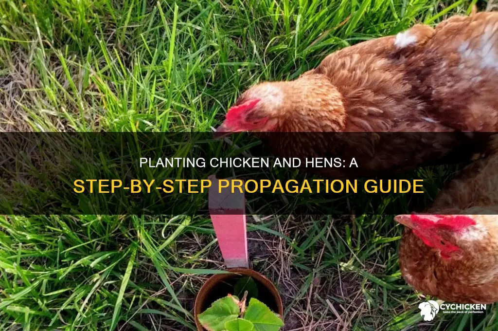 how do you plant chicken and hens
