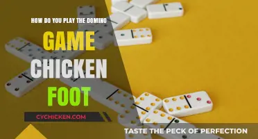 Playing Chicken Foot: Dominoes with a Twist