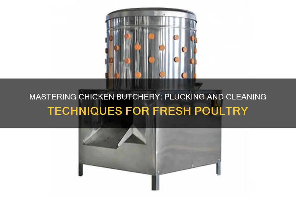 how do you pluck and clean a chicken