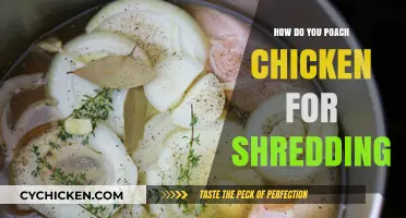 Perfectly Poached Chicken: Simple Shredding Techniques for Tender Results