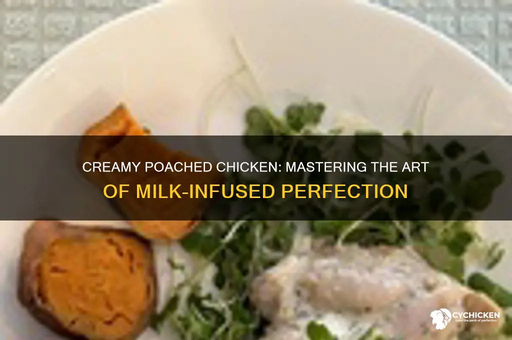 how do you poach chicken in milk
